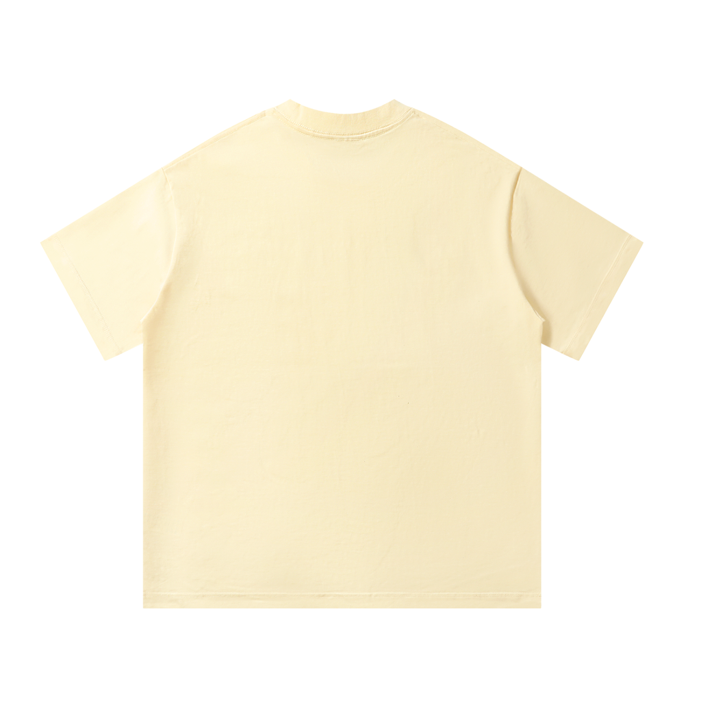 White/Gold Label Oversized T-Shirt